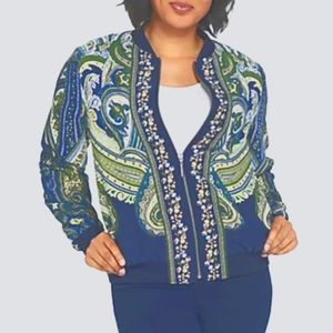 Paisley Bomber Jacket
